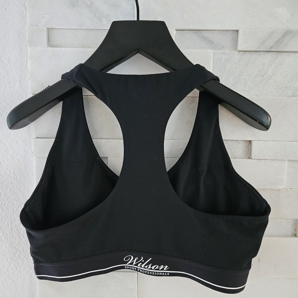 Wilson Women's Classic Black Sports Bra Size Large
